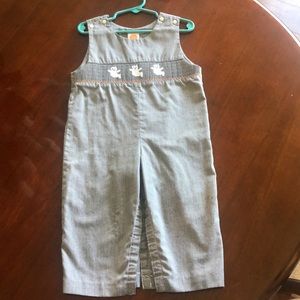 Boys Smocked Ghosts One Piece